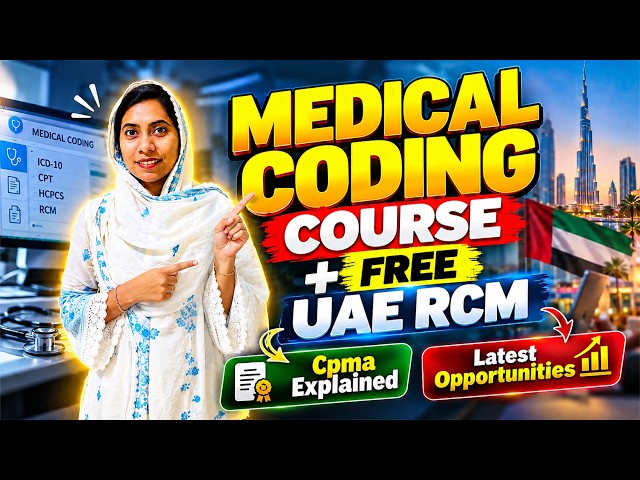 Medical Coding Course 2026 | UAE Jobs + Free RCM Training | November Batch Admissions Open