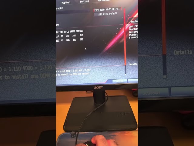 PC startet nicht richtig mit xmp oder Expo Profil im bios - Asrock B650E