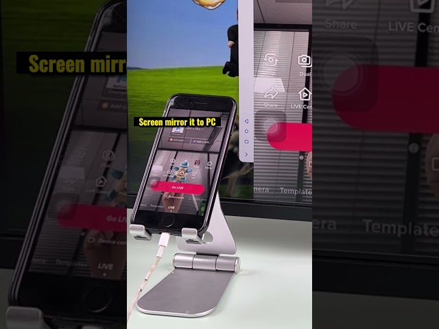 Cast tiktok live broadcast on PC ?! #screenmirroring  #screencast  #mobiletopc #tiktokstream