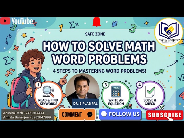 Why You Fail at Math Word Problems (And How to Fix It in 4 Steps) | Jibon O Jeebika