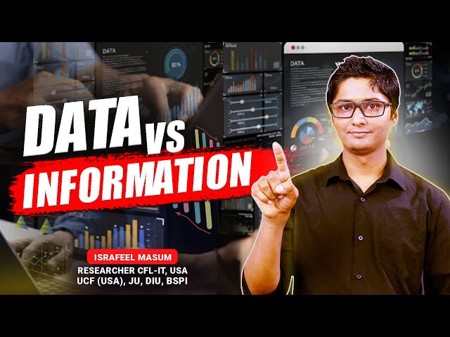 Data vs Information | তথ্য ও তথ্যের মধ্যে পার্থক্য | Bangla Tech Tutorial