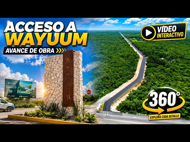 Wayúum is moving forward: main road leading to the development