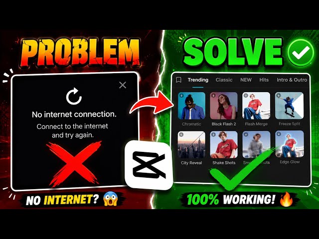 CapCut No Internet Connection Problem Solved | 100% Working | Fix CapCut No Internet Problem
