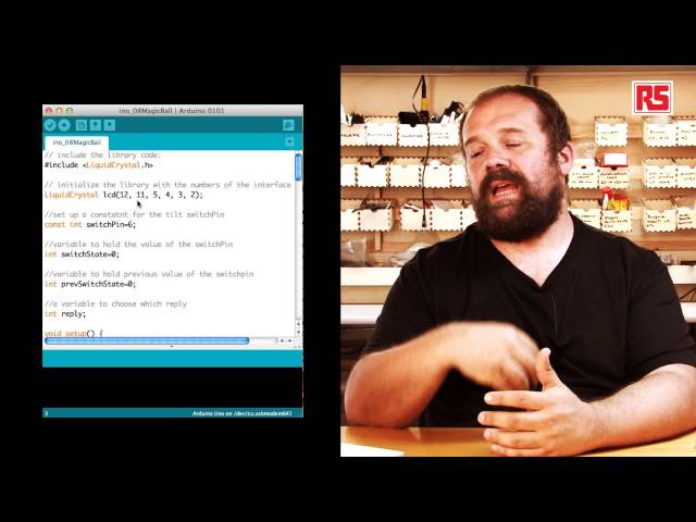 Arduino Video Tutorial 07- Crystal Ball (Magic 8-Ball) | RS Components