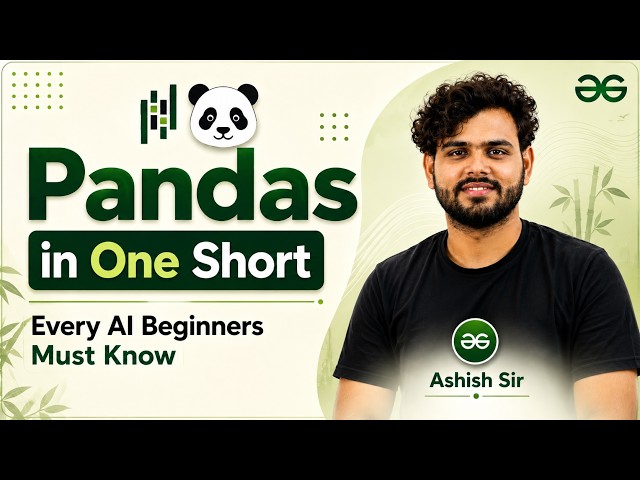 Pandas in One Short — Every AI Beginner Must Know