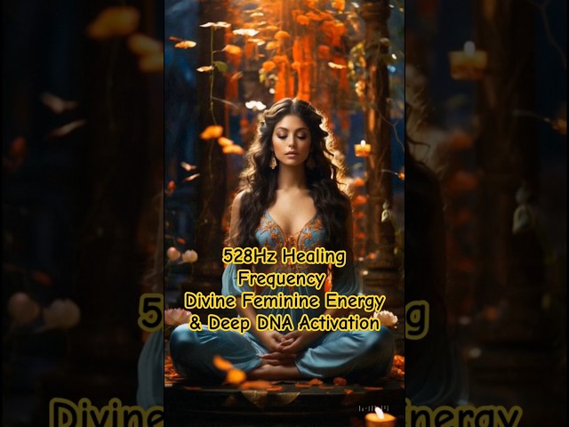 528Hz Healing Frequency | Divine Feminine Energy & Deep DNA Activation #Short