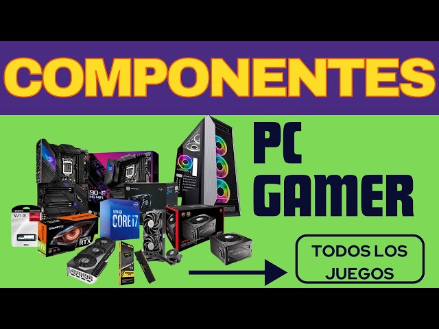 Partes de una computadora Gamer para todo tipo de juegos | Domina todos los juegos este  2024