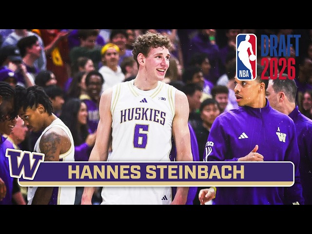 2026 NBA DRAFT HIGHLIGHTS: F Hannes Steinbach | Washington Men's Basketball
