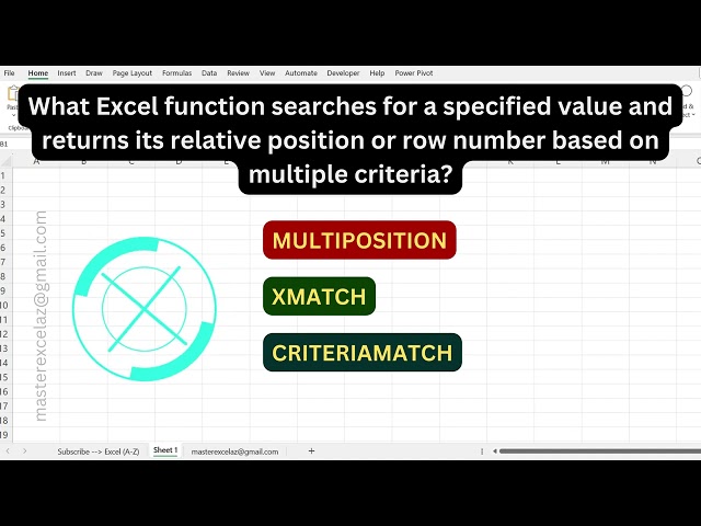 #129 - Excel formula question and answer