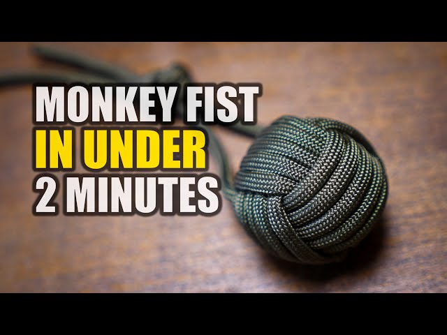 Make a MONKEY FIST KNOT In UNDER 2 MINUTES!