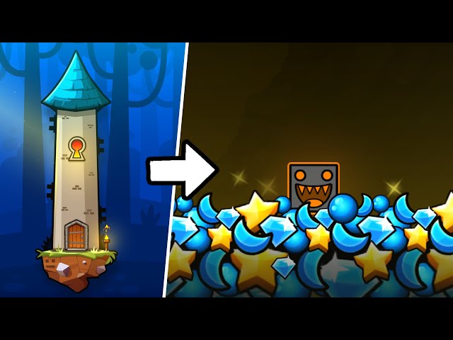 How to get the SECRET ENDING in The Tower (Geometry Dash 2.2) [April Fools]