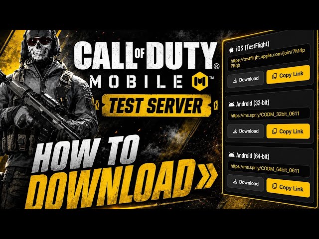 How to Download COD Mobile Test Server (iOS & Android Tutorial) in 5 mins...