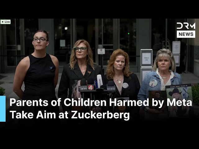 FULL PRESSER: Meta Trial Victims & Parents Unite to Slam Zuckerberg, Demand Accountability | AI1G