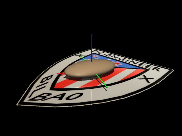 Rattleback Simulation with MuJoCo and Python