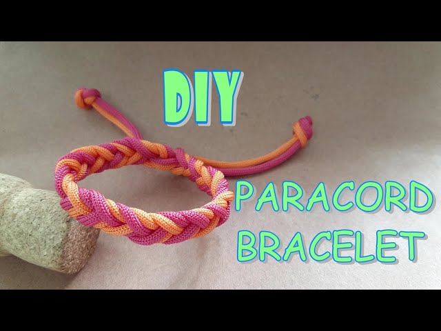 DIY Paracord Bracelet | Simple Braided Two Color | Easy Tutorial
