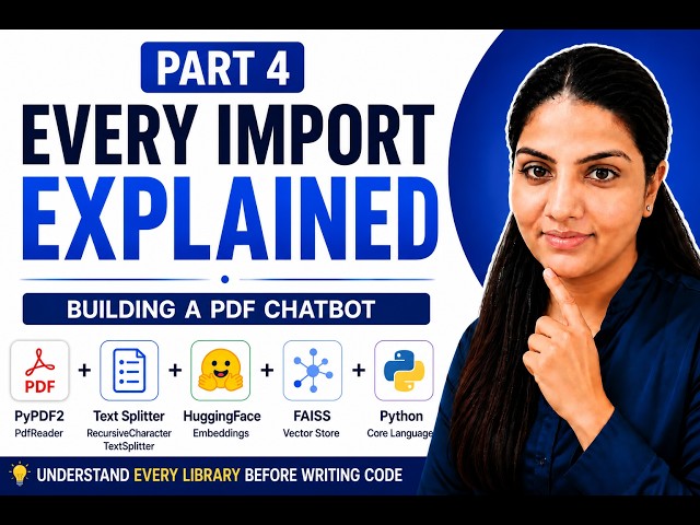Build an AI PDF Chatbot | Streamlit UI, Sidebar, File Upload & PDF Text Extraction Explained