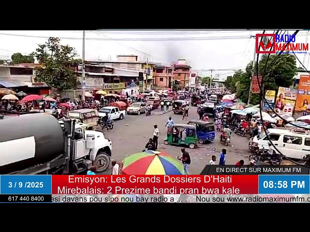 3 mas 2025/ Lapolis nan Mirebalais sezi 3 zam ak 10 mil 488 katouche 2 moun pwan bwa kale.