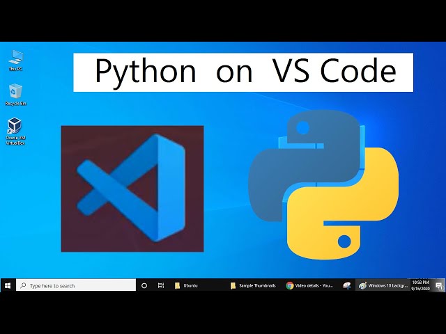 Python in Visual Studio Code 2020 (Getting Started) + Create First Python Project