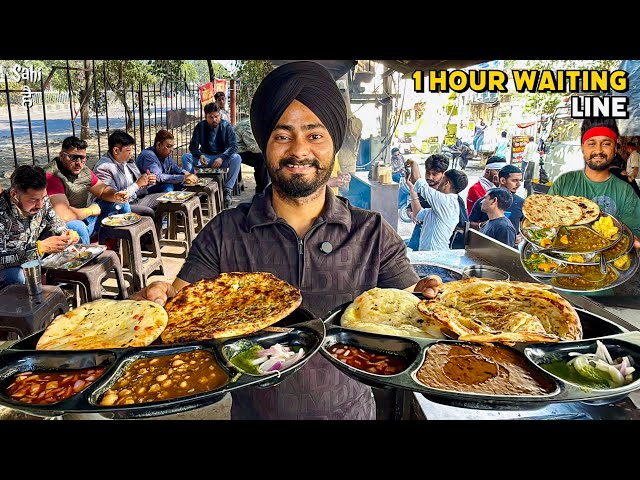 Viral 50/- Sardarji ki Traffic Jam Punjabi Lunch Thali 😍 Street Food India