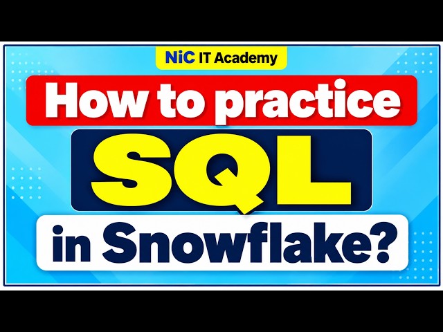 How to practice SQL in Snowflake? DDL, DML statement in Snowflake