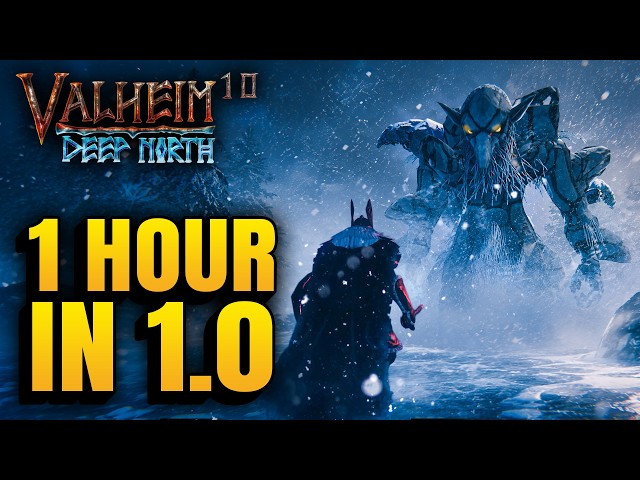I Spent 1 Hour in The Deep North Valheim 1.0