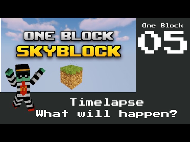 Minecraft One Block, Ep.5 *Timelapse*