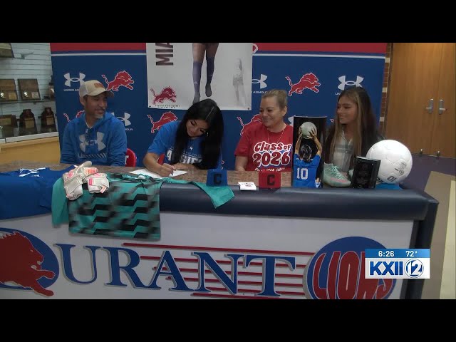 Durant's Mia Iberra signs with Murray State Soccer