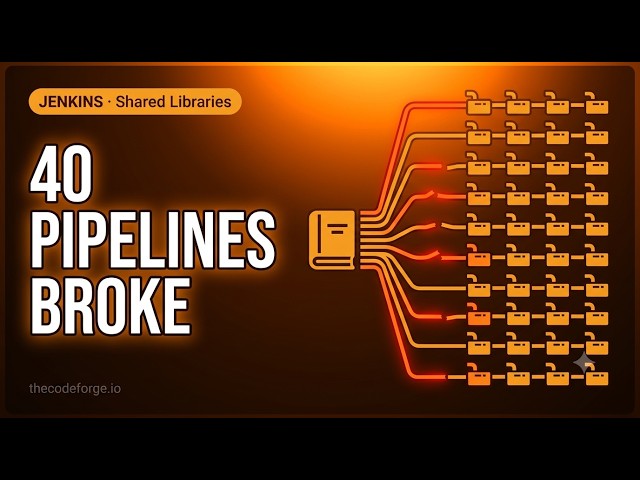 A change to a shared library silently broke 40 pipelines at once — Jenkins Shared Libraries