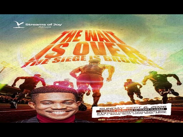 THE WAIT IS OVER; THE SIEGE IS BROKEN || SUNDAY SERVICE || 6TH SEPTEMBER 2026