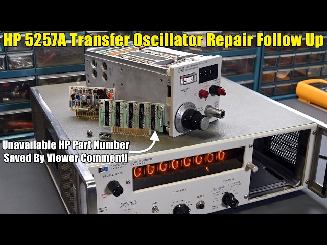 HP 5257A Transfer Oscillator Repair – Replacing the Failed Components