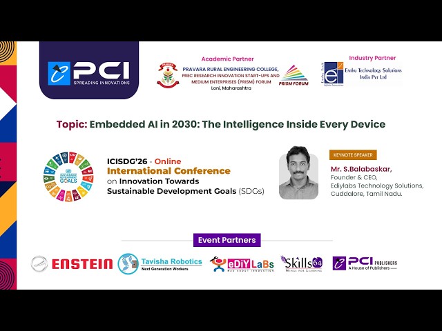 Embedded AI in 2030: The Intelligence Inside Every Device I ICISDG26 I PCI - Project Contest Innova