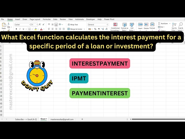 #373 - Excel formula question and answer