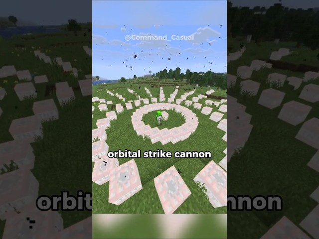 Get The Orbital Strike Cannon With ONE Command Block