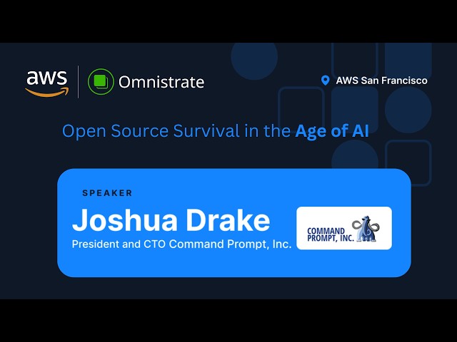 Open Source Survival in the Age of AI: Joshua Drake on Licensing, Governance & Monetization