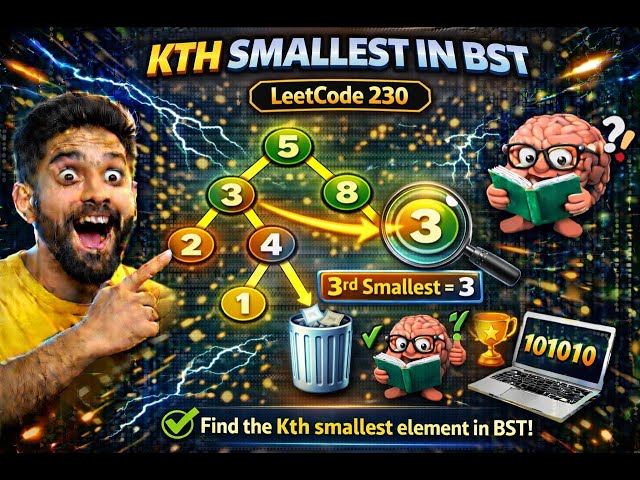 Kth smallest in bi nary search tree