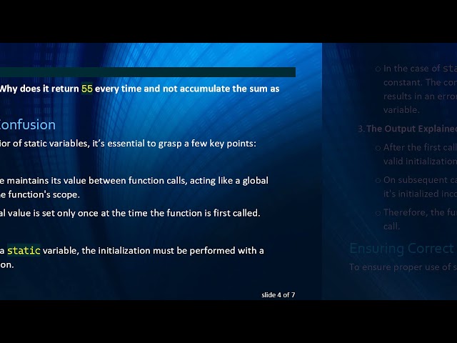 Understanding the static Variable in C: A Deep Dive into its Behavior