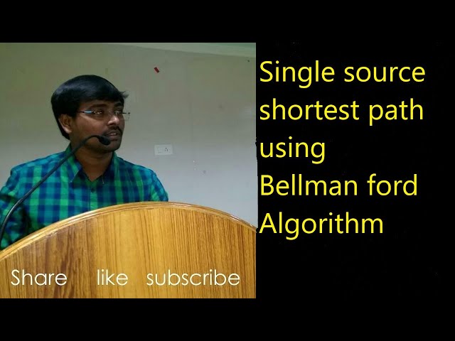 BELLMAN FORD SINGLE SOURCE SHORTEST PATH ALGORITHM || PROCEDURE || EXAMPLE || DYNAMIC PROGRAMMING