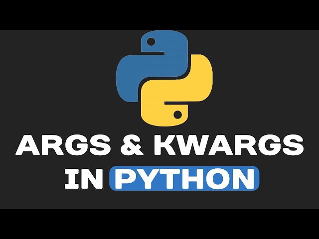 What are *args and **kwargs in Python?