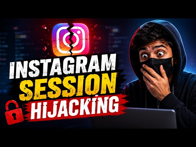 How Hackers Spy on Instagram Using Session Hijacking | Cyber Security (For Educational Purposes O...
