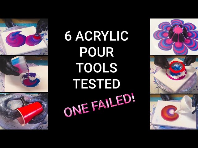 I Tested 6 Fluid Art Tools and One Completely Failed | Surprising Results | Abstract Fluid Art