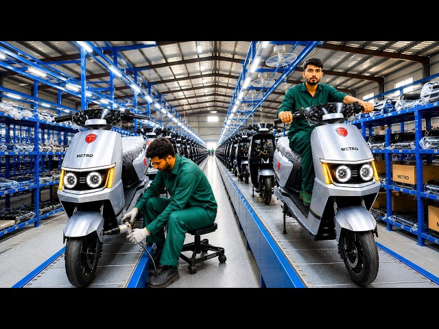 Amazing METRO M6 Electric Bike Full Making Process