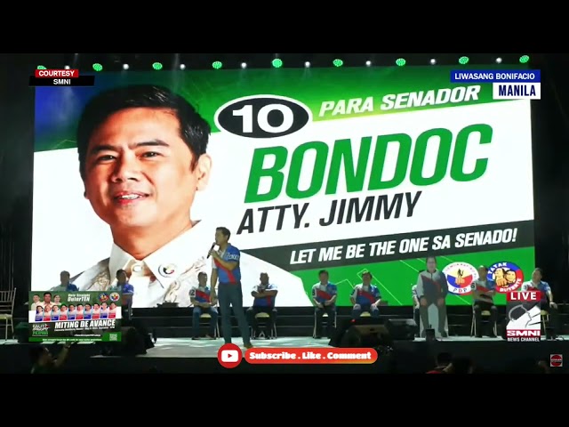 DuterTEN lang ang nangangakong hindi namin kayo nanakawan —Atty. Bondoc