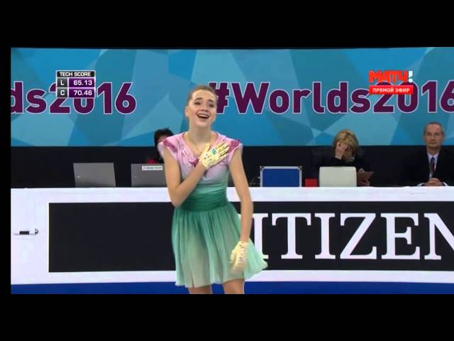 Elena RADIONOVA (RUS), World Championships 2016, free programm, FP