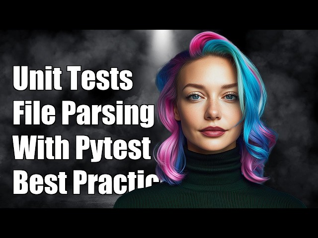 How do you properly integrate unit tests for file parsing with pytest?