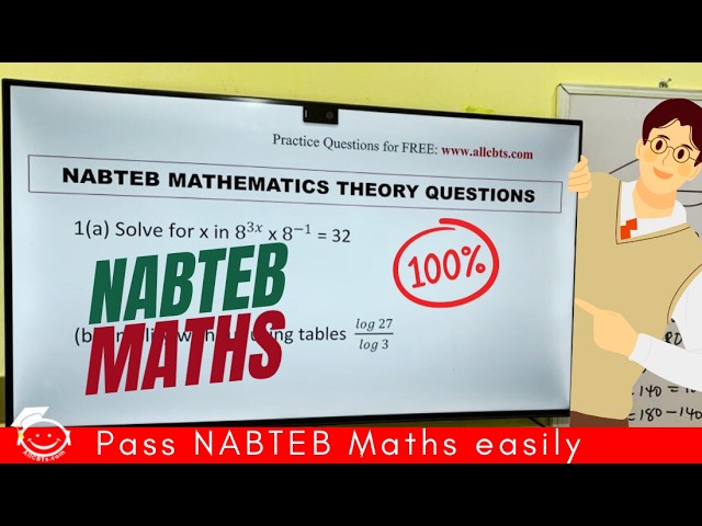 NABTEB 2026 Mathematics | Likely Theory Questions & Answers
