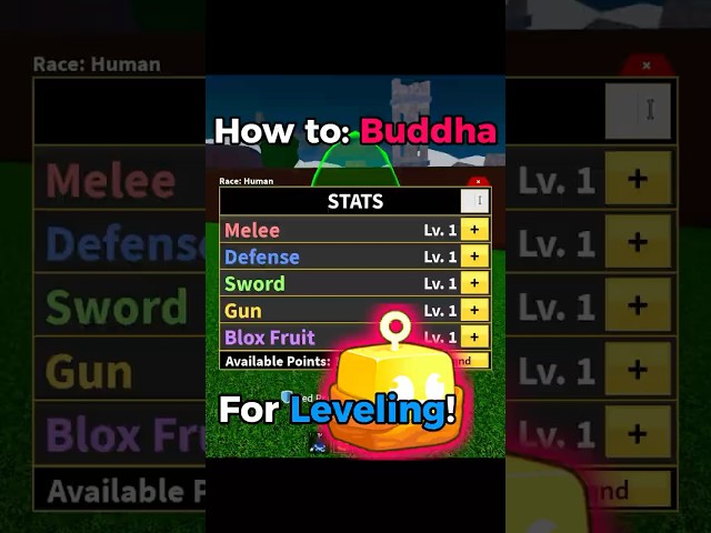 How to use Buddha fruit in Blox Fruits 👑 | Build for Leveling #bloxfruits