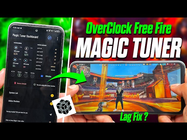 I Tested Magic Tuner App in Free Fire Lag Fix? 😱