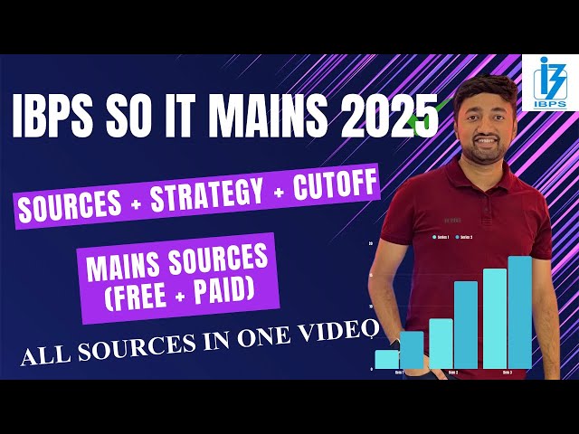 IBPS SO IT Mains 2025 Strategy + Sources 📚 | Safe Attempts & Expected Cutoff | Pre Cutoff Update