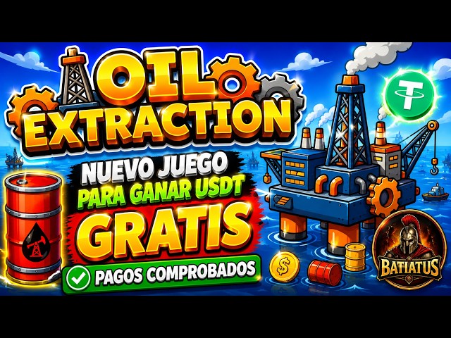 Nuevo Juego de Telegram para GANAR USDT 💰 OIL EXTRACTION 🛢️  ¡Empieza GRATIS! 🔥