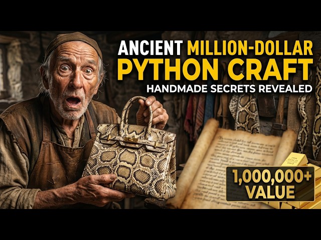 How Million-Dollar Products Are Made from Ball Python Hide